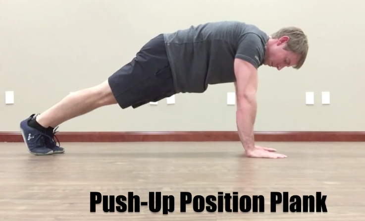 push-up plank